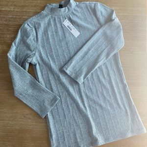 Gray long sleeve mock neck - JCrew - size Sm